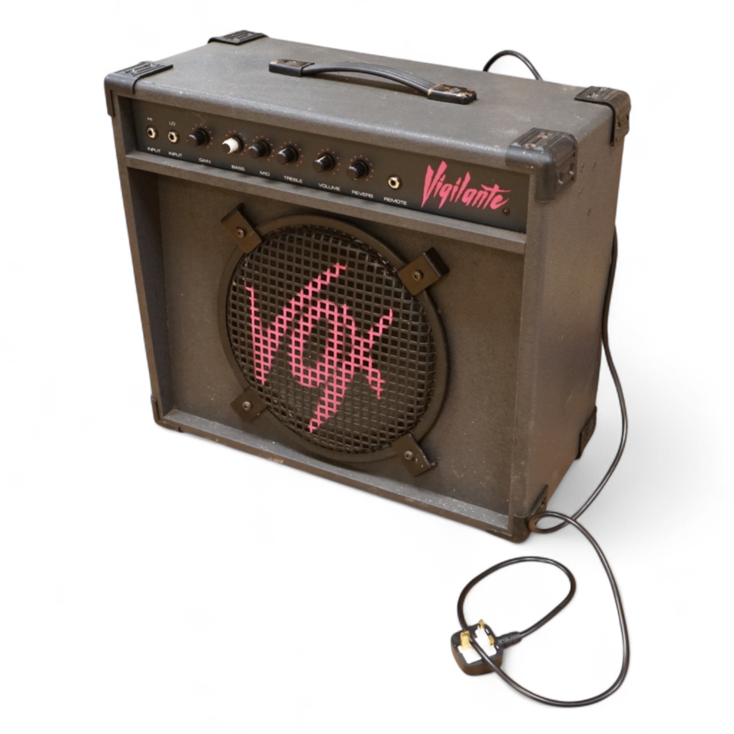 A Vox Vigilante electric guitar amp